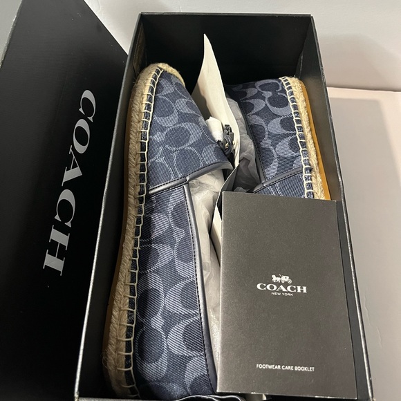 Coach Women's Blue Espadrilles - Picture 1 of 12